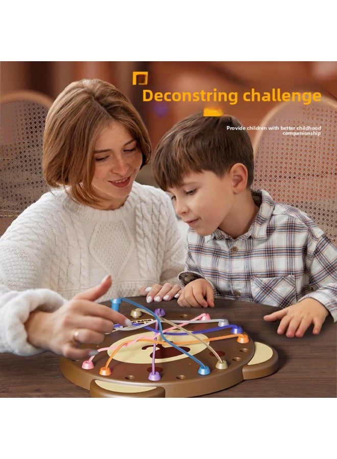 Unrope Big Challenge Children's Educational Toys Unrope Logical Thinking Training Fun Parent-Child Interactive Desktop Games